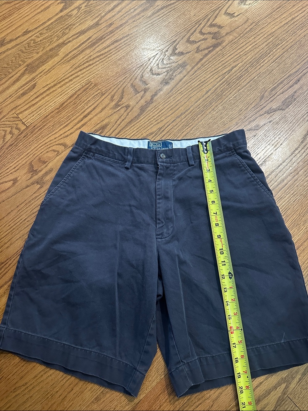 Polo Ralph Lauren Men’s Navy Cotton Chino Shorts Size 33 Classic Fit